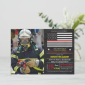 Vuurbrandweerdienst Afstuderen Kaart (Staand voorkant)