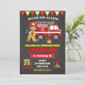 Vuurbrandweerkorter Kaart (Staand voorkant)