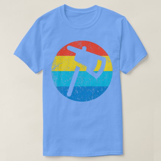 Vuurbrandweerman brandweerauto 1970x27s stijl t-shirt (Design voorkant)