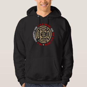Vuurbrandweerman Mannen Vuurman VS brandweerman Da Hoodie