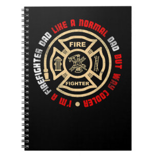 Vuurbrandweerman Mannen Vuurman VS brandweerman Da Notitieboek