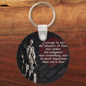 Vuurbrandweerman uit de St. Florian Courage Sleutelhanger (Voorkant)