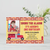 Vuurbrandweerman Vuurman brandweerman Kaart (Staand voorkant)