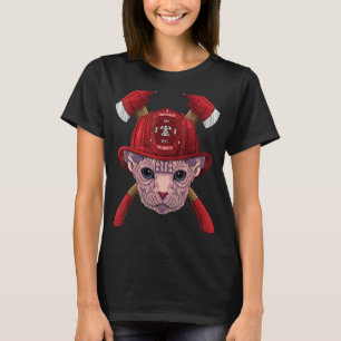 Vuurbrandweerschip Sphynx Vuurman boekt Kinder bra T-shirt