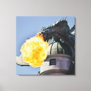 Vuurbrekend trekkenbeeld canvas afdruk