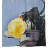 Vuurbrekend trekkenbeeld douchegordijn (Voorkant)