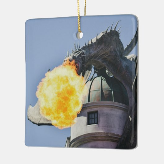 Vuurbrekend trekkenbeeld keramisch ornament (Links)