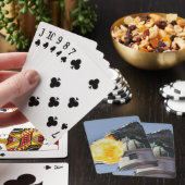 Vuurbrekend trekkenbeeld pokerkaarten (Insitu)