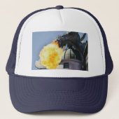 Vuurbrekend trekkenbeeld trucker pet (Voorkant)