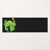Vuurbrekende draak Yoga Mat (Achterkant (horizontaal))