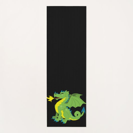 Vuurbrekende draak Yoga Mat (Voorkant)