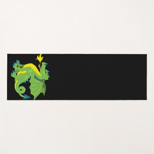 Vuurbrekende draak Yoga Mat (Voorkant (horizontaal))