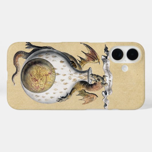 Vuurbrekende drakenkroes Case-Mate iPhone case (Achterkant (horizontaal))