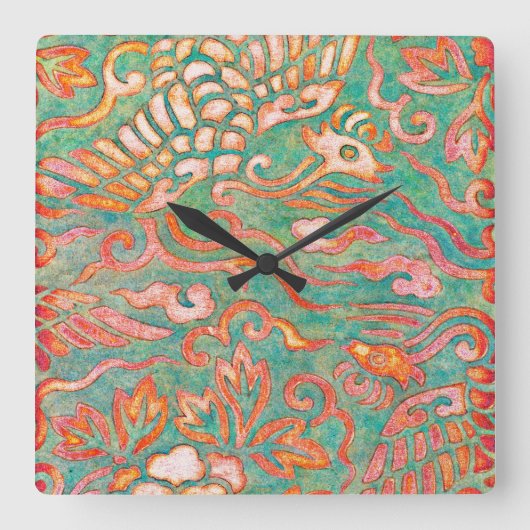 Vuurbrekende Zuidwestelijke woestijntrekkers Vierkante Klok (Voorkant)