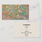 Vuurbrekende Zuidwestelijke woestijntrekkers Visitekaartje (Voorkant / Achterkant)