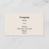 Vuurbrekende Zuidwestelijke woestijntrekkers Visitekaartje (Achterkant)