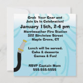 Vuurdagse uitvindingen brandweermotor kaart (Achterkant)