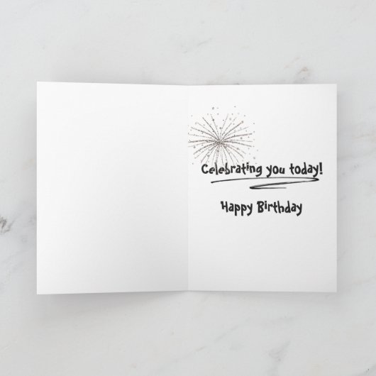 Vuurdagvuurwerk in wolken op 4 juli kaart (Binnen)