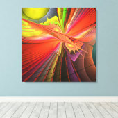 Vuurdans Canvas Afdruk (Insitu (Houten vloer))