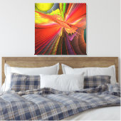 Vuurdans Canvas Afdruk (Insitu (Slaapkamer))