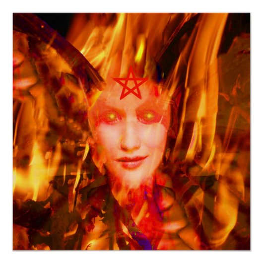 Vuurdemon Poster (Voorkant)