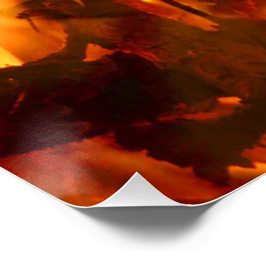 Vuurdemon Poster (Hoek)