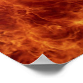 Vuurdemon-Poster Poster (Hoek)