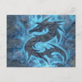 Vuurdraak Briefkaart (Voorkant)