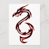 Vuurdraak Briefkaart (Voorkant)