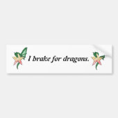 Vuurdraak Bumpersticker (Voorkant)