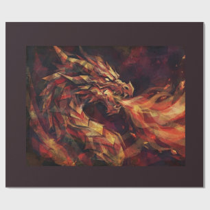 Vuurdraak Cadeaupapier