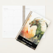 Vuurdraak groen 4 planner (Display)