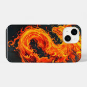Vuurdraak hoes iPhone hoesje (Achterkant horizontaal)