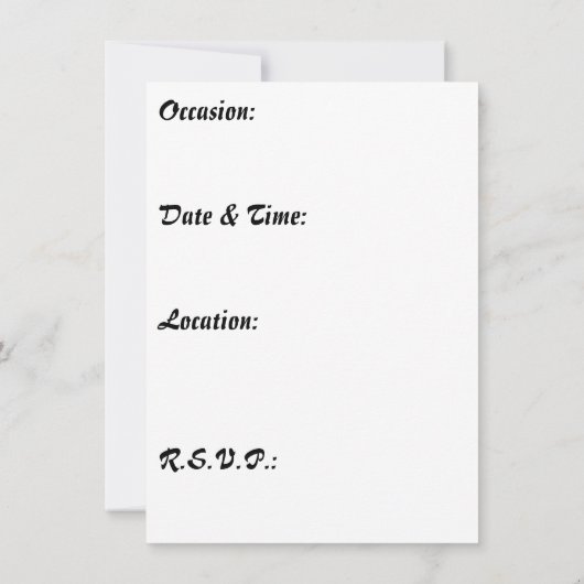 Vuurdraak Kaart (Achterkant)