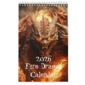 Vuurdraak kalender, draak kalender (Hoes)