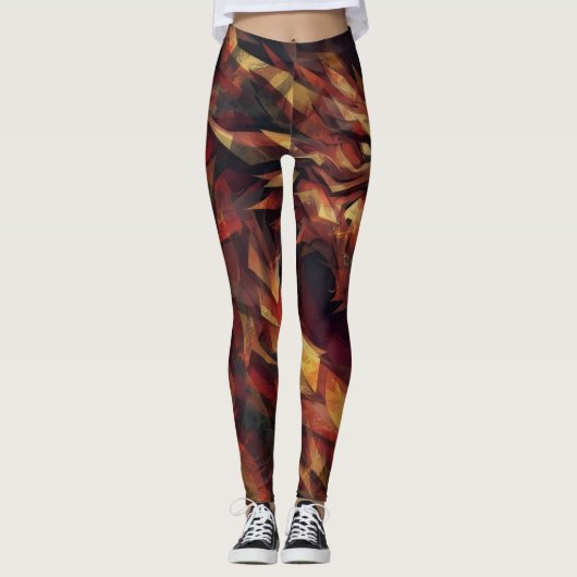 Vuurdraak Leggings (Voorkant)