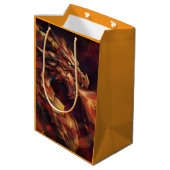 Vuurdraak Medium Cadeauzakje (Achterkant Gekanteld)