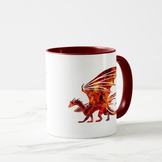 Vuurdraak Mok (Voorkant rechts)
