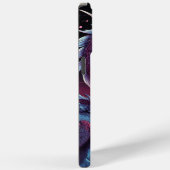 Vuurdraak onder het Moon Moblie Back Hoesje (Achterkant / Rechts)