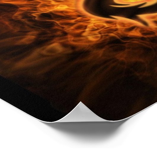 vuurdraak poster (Hoek)