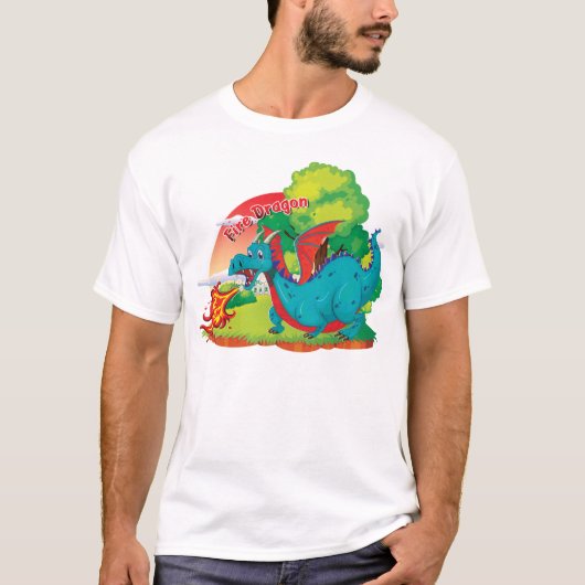 Vuurdraak Shirt (Voorkant)