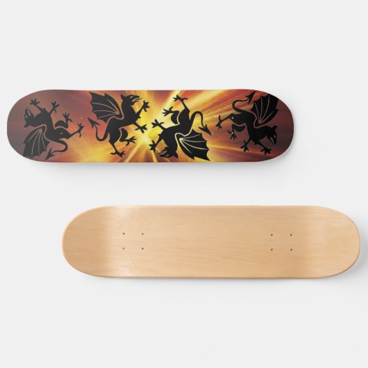 vuurdraak Skateboard (Horizontaal)