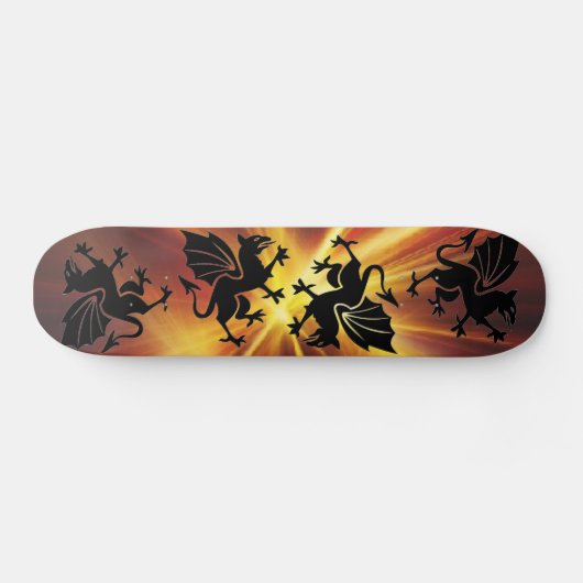 vuurdraak Skateboard (Horizontaal)