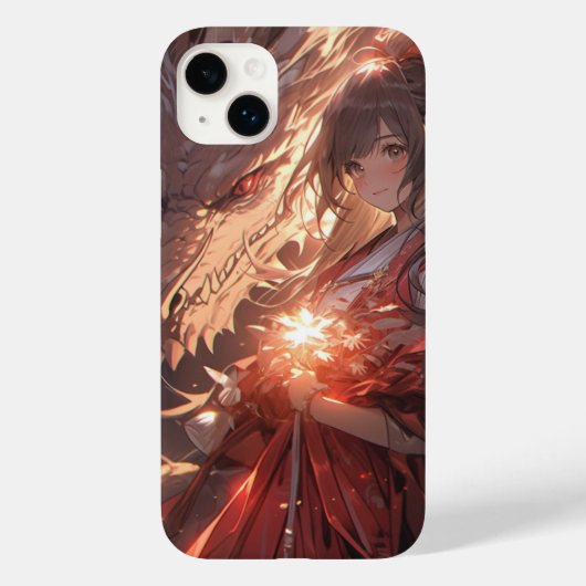 Vuurdraak Summoner Case-Mate iPhone Case (Achterkant)