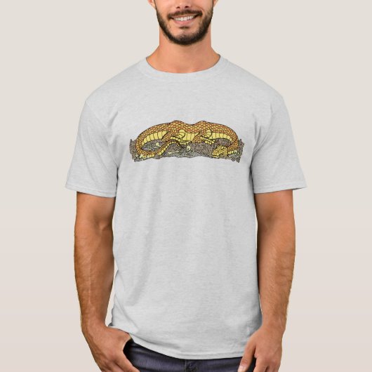 Vuurdrake in rust t-shirt (Voorkant)