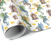 Vuurdraken inpakpapier (Rol Hoek)