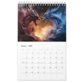 Vuurdrakenkalender 2027 kalender (Mar 2027)