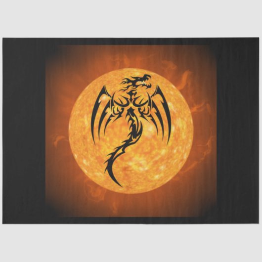 vuurdrakenpapier tissuepapier (Voorkant)