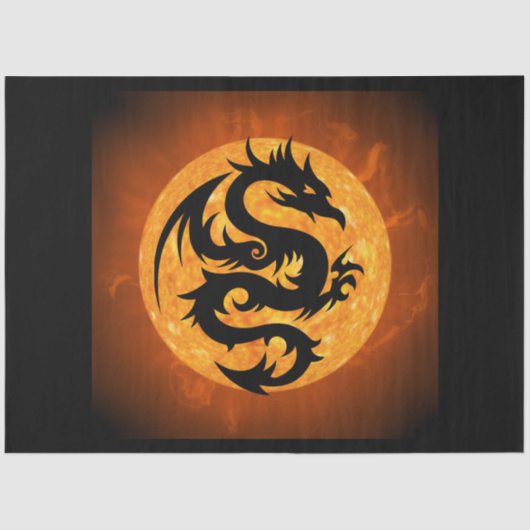 vuurdrakenpapier tissuepapier (Voorkant)