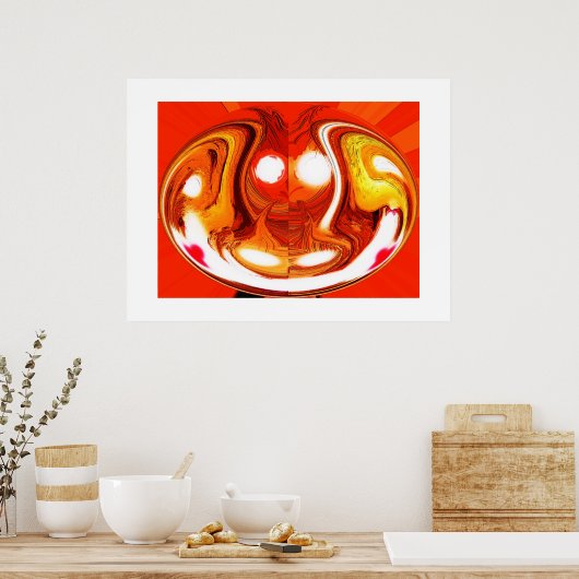 Vuurduivel Poster (Keuken)